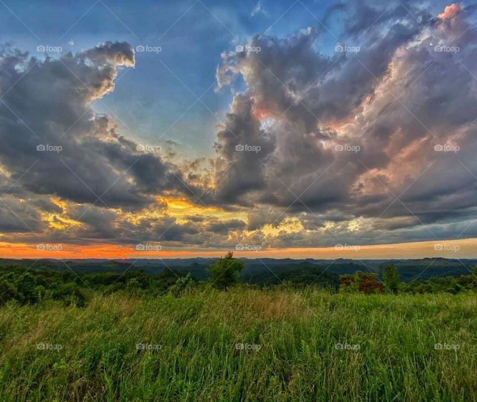 Kentucky sunset