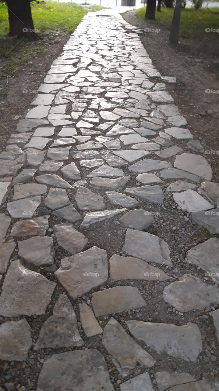 Stone path