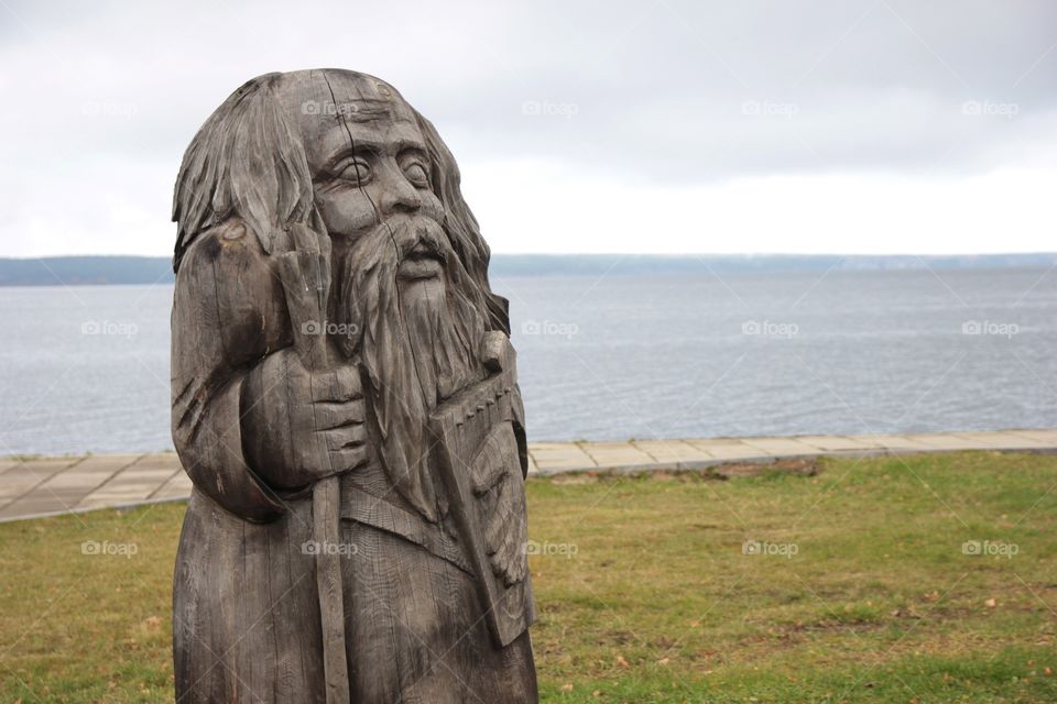 Sculpture on the embankment