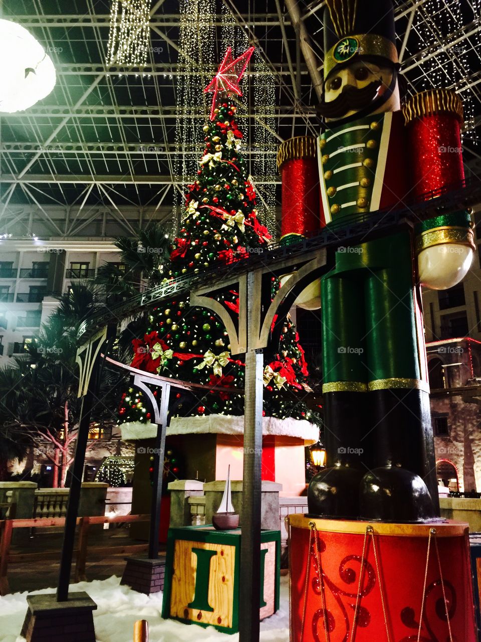 Toy trains at the Gaylord Texan 