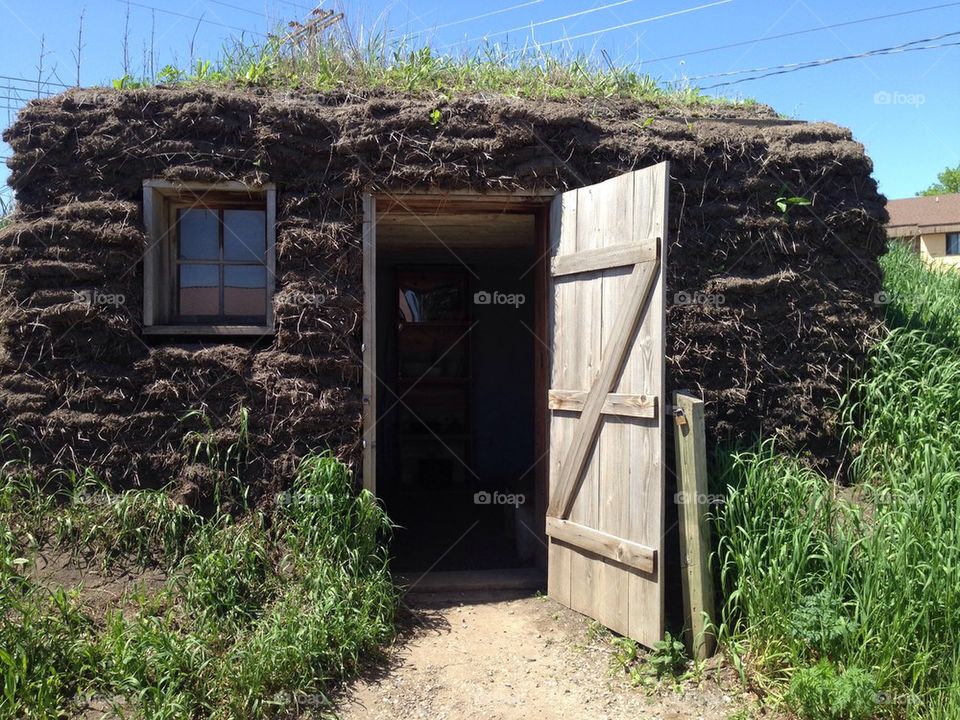 Sod house