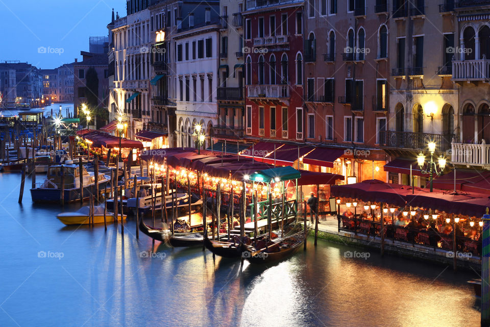 Travel, Canal, City, Evening, Water