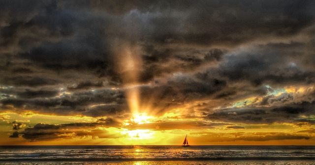 Sunset sail