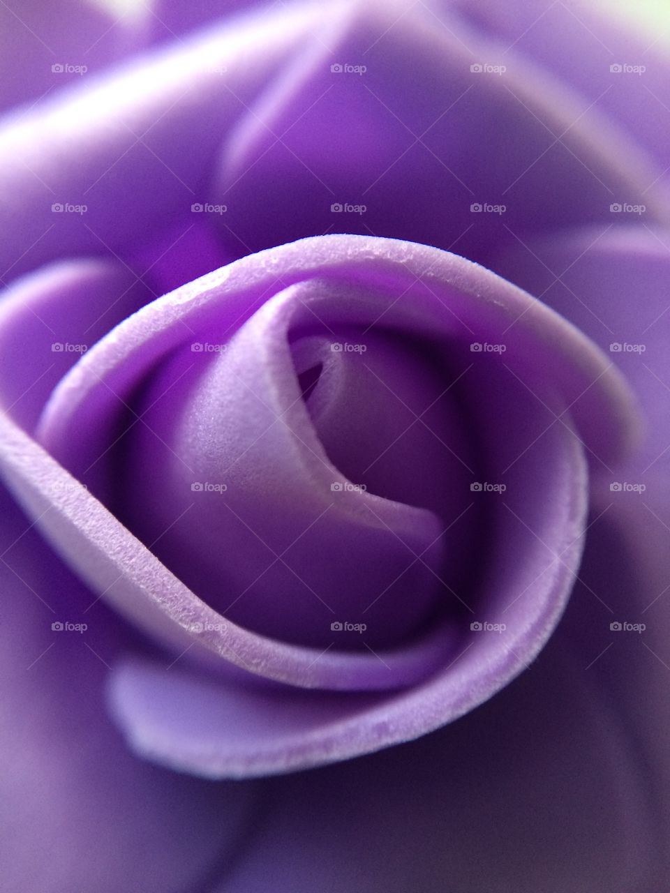 Artificial purple rose 