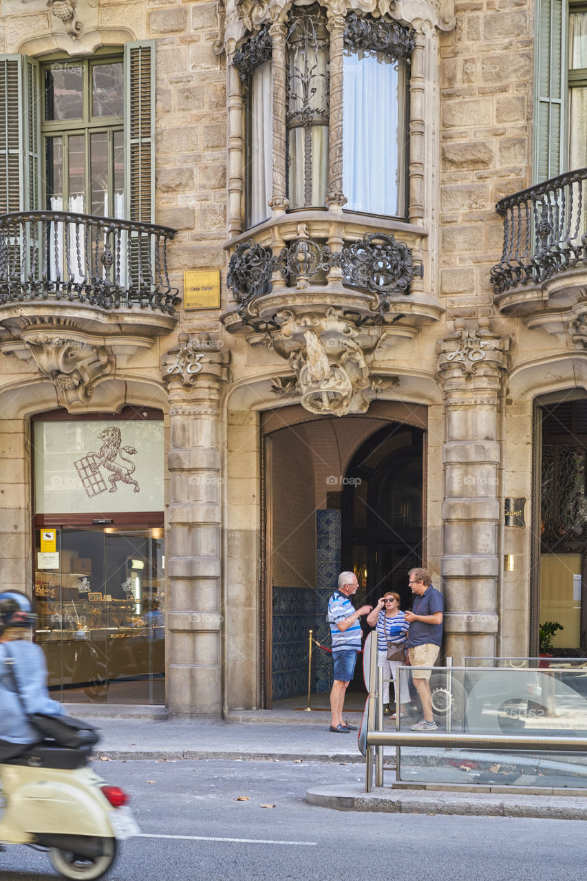 Edificio modernista  del Ensanche barcelones