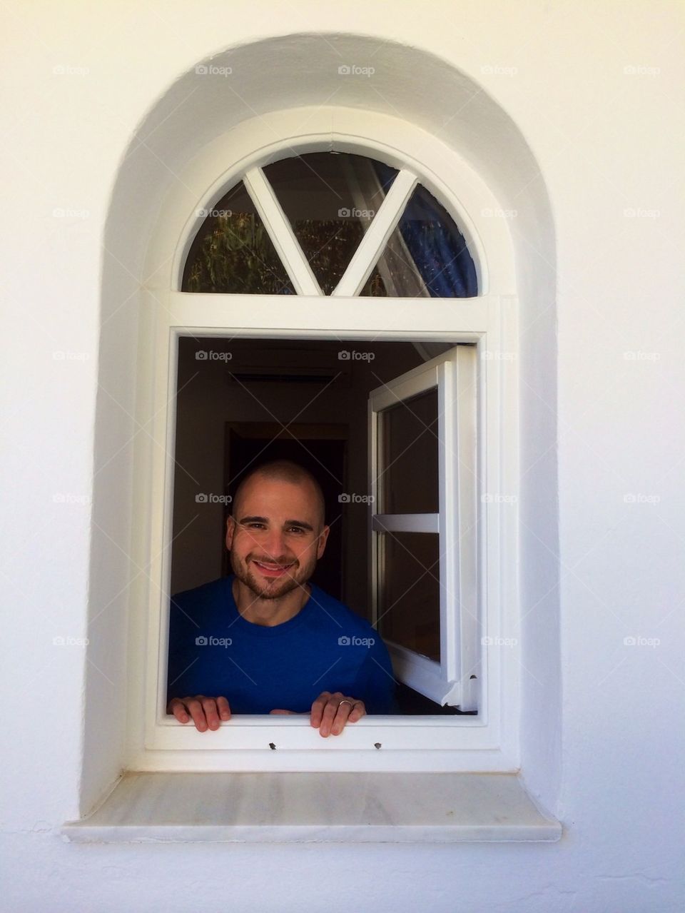 Greek Island Window