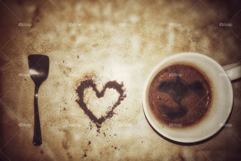 i love coffee. black coffee