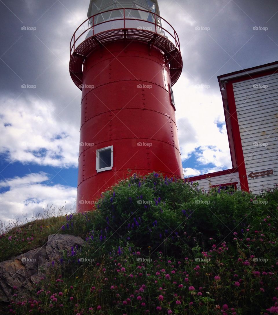 Ferry land lighthouse 