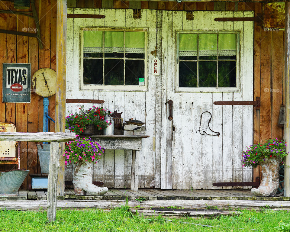 Vintage home front doors