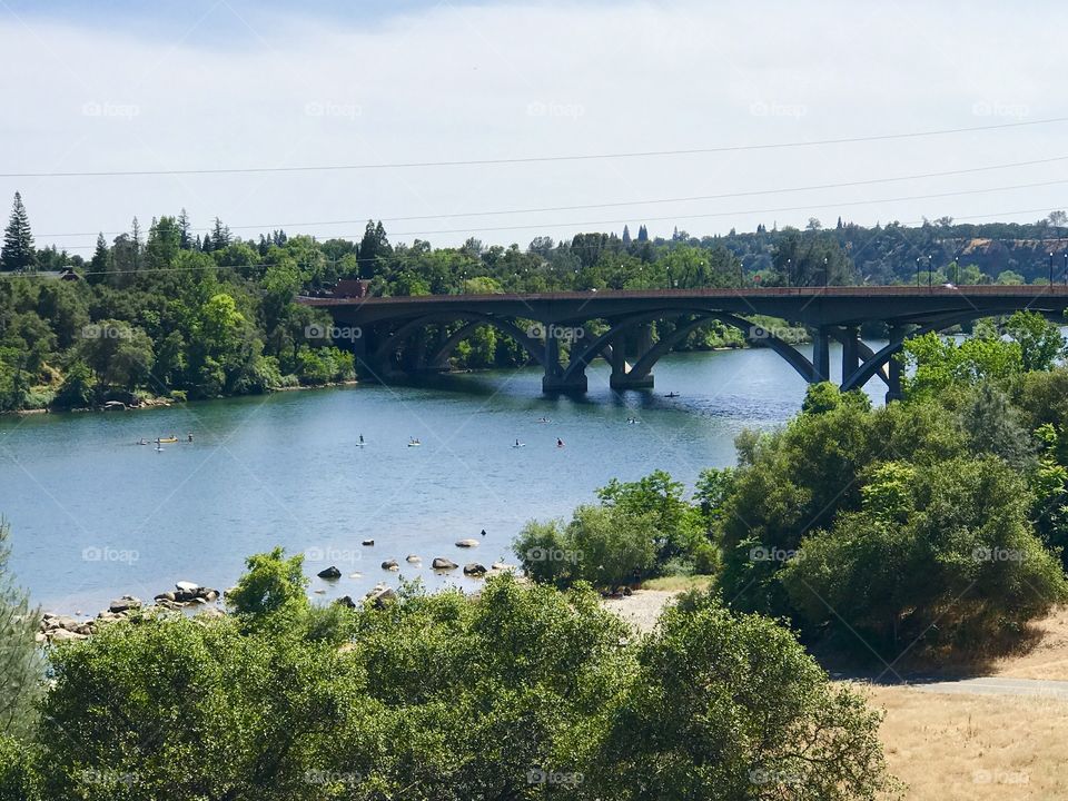 Folsom Bridge over the American River