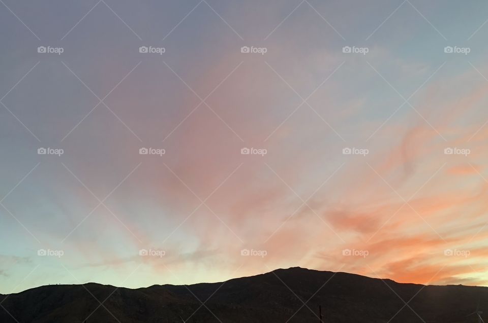Just a desert sunset 