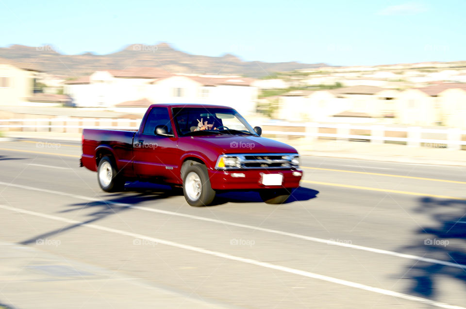 Red truck 