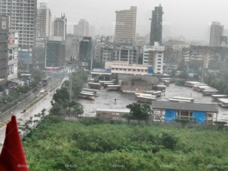 great look Mumbai rain