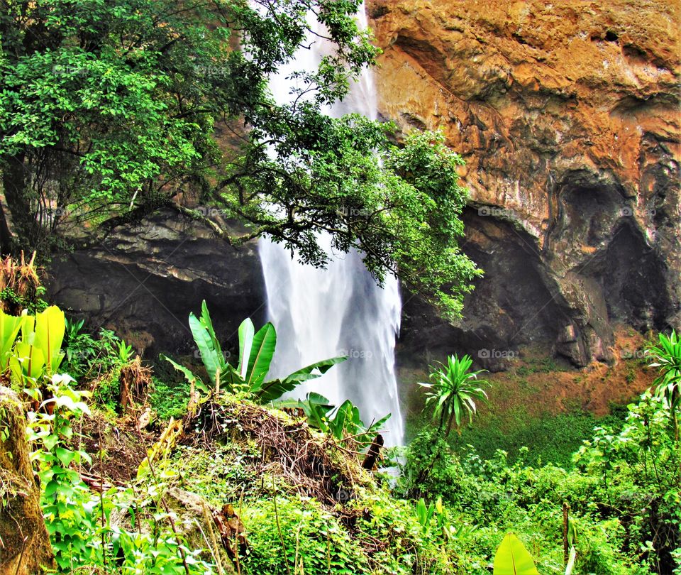 Impressive Waterfall in Uganda