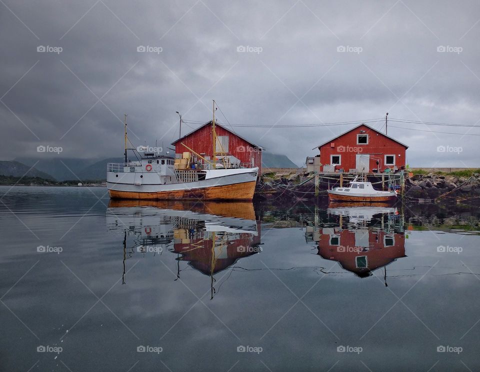 This is our small haven where we've kept our fishing boat. 