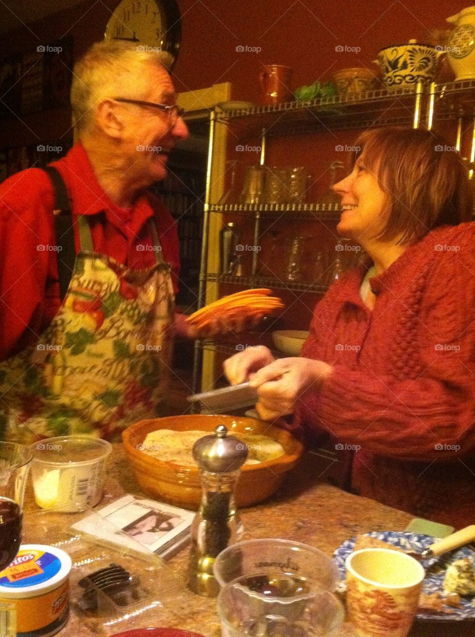 Friends Cooking