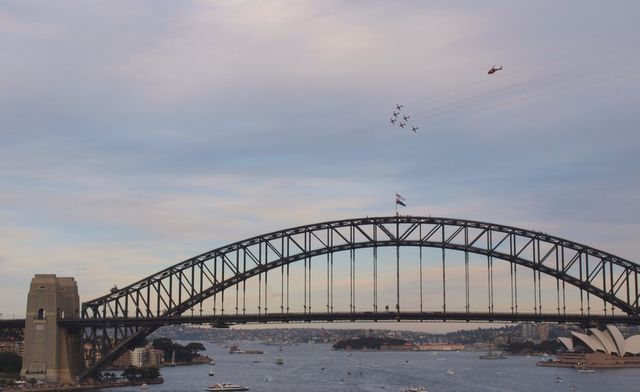 Synchronised flying
