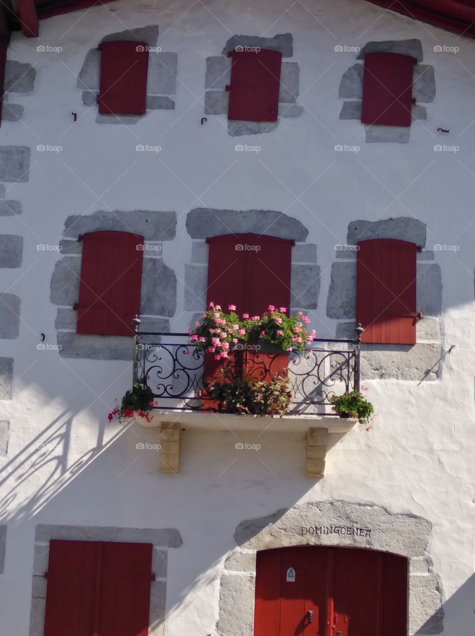 house with balcony