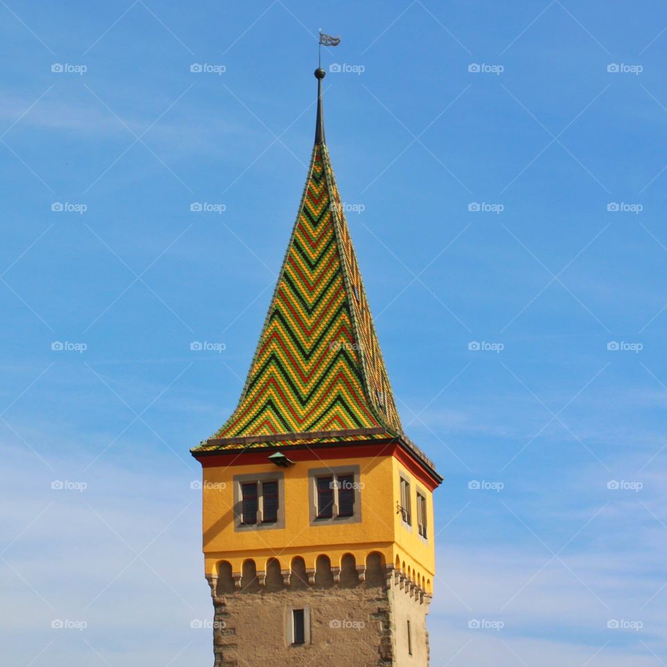 colorful tower