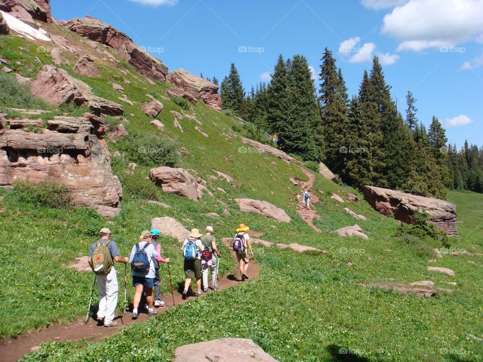 Hikers in Colorado