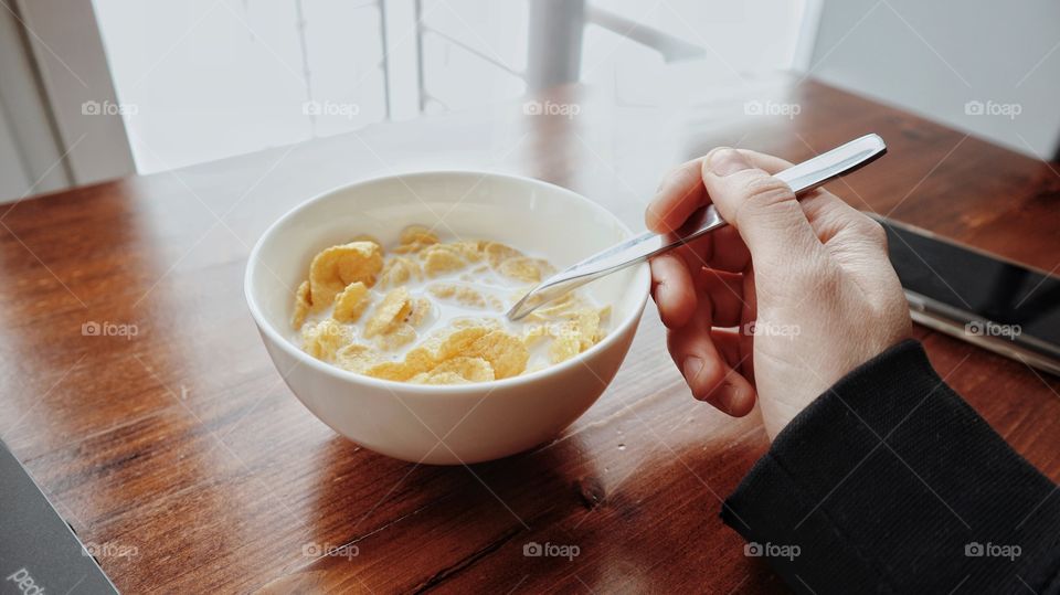 Breakfast with cereals