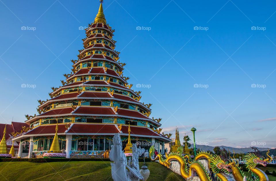 Wat Huay Plakang in Chiang Rai Thailand Southeast Asia