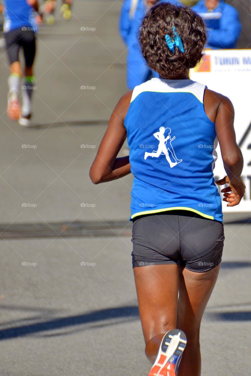 atleta della maratona