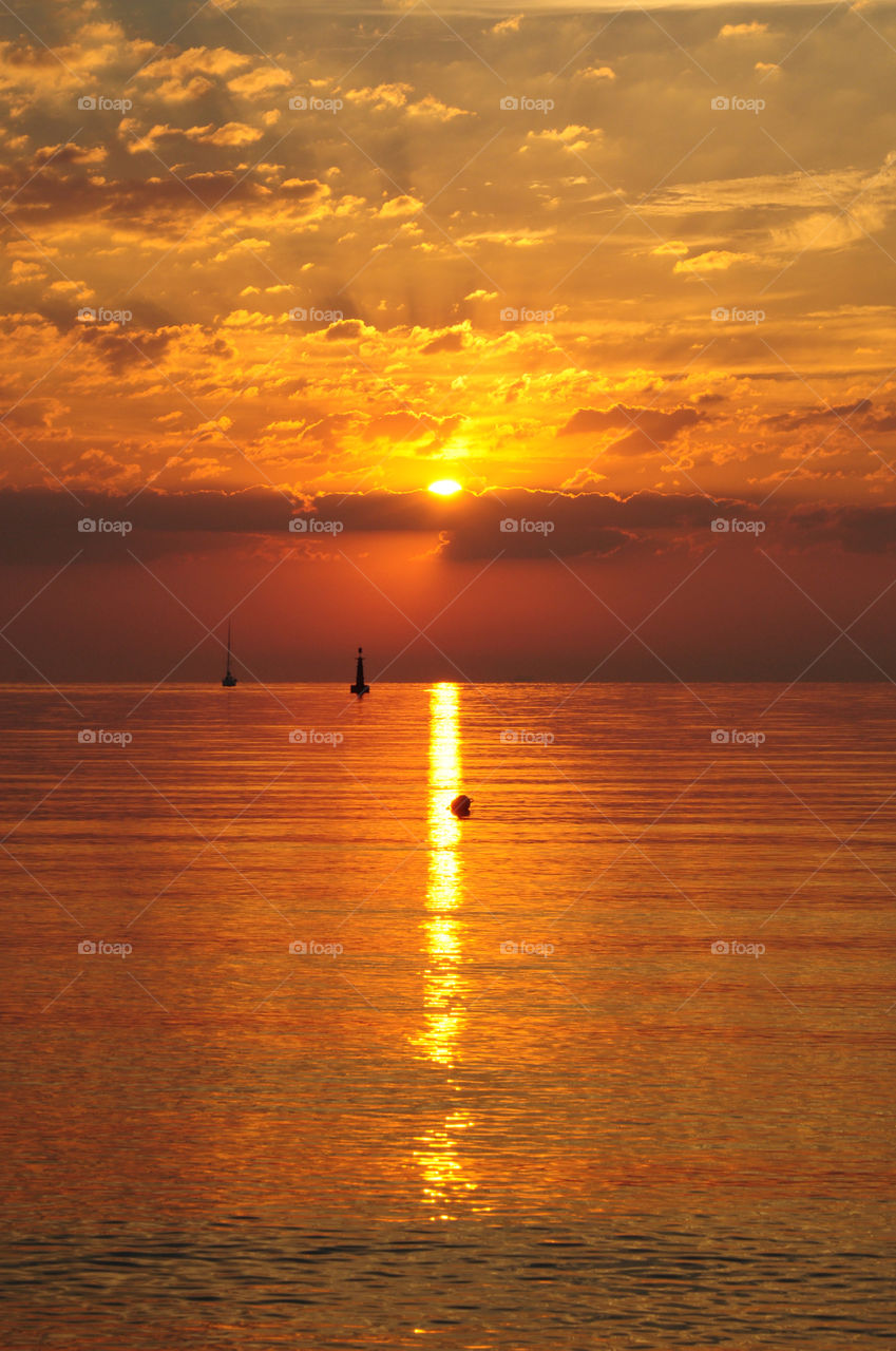 Scenic view of beach