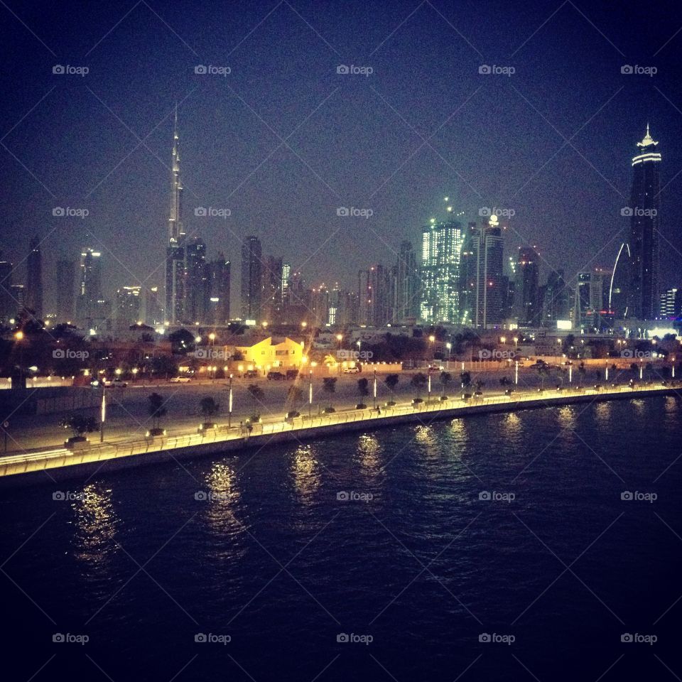 VIEW FROM DUBAI CANAL