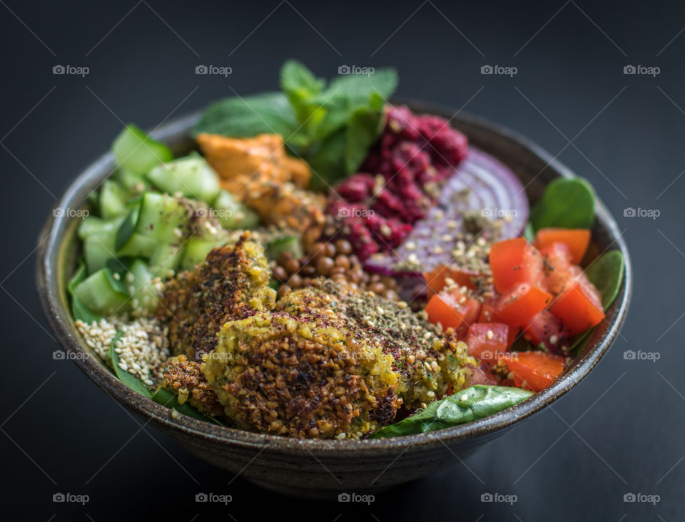 Falafel salad 