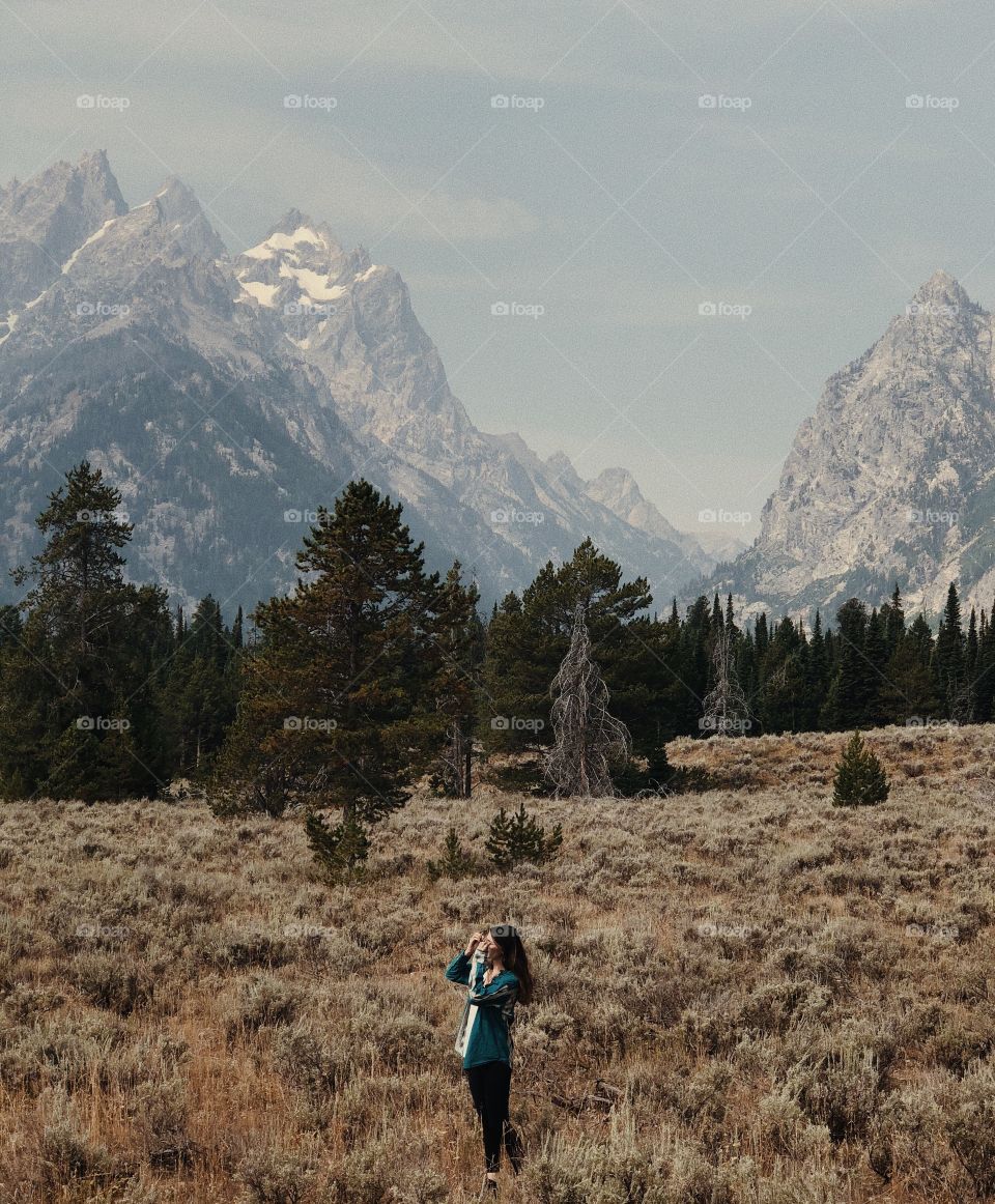 Beautiful landscapes of Grand Teton in Wyoming! 
