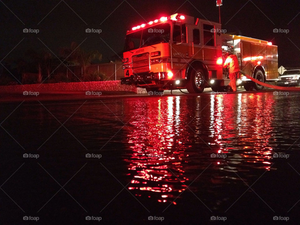 red water fire lights by sdpropho