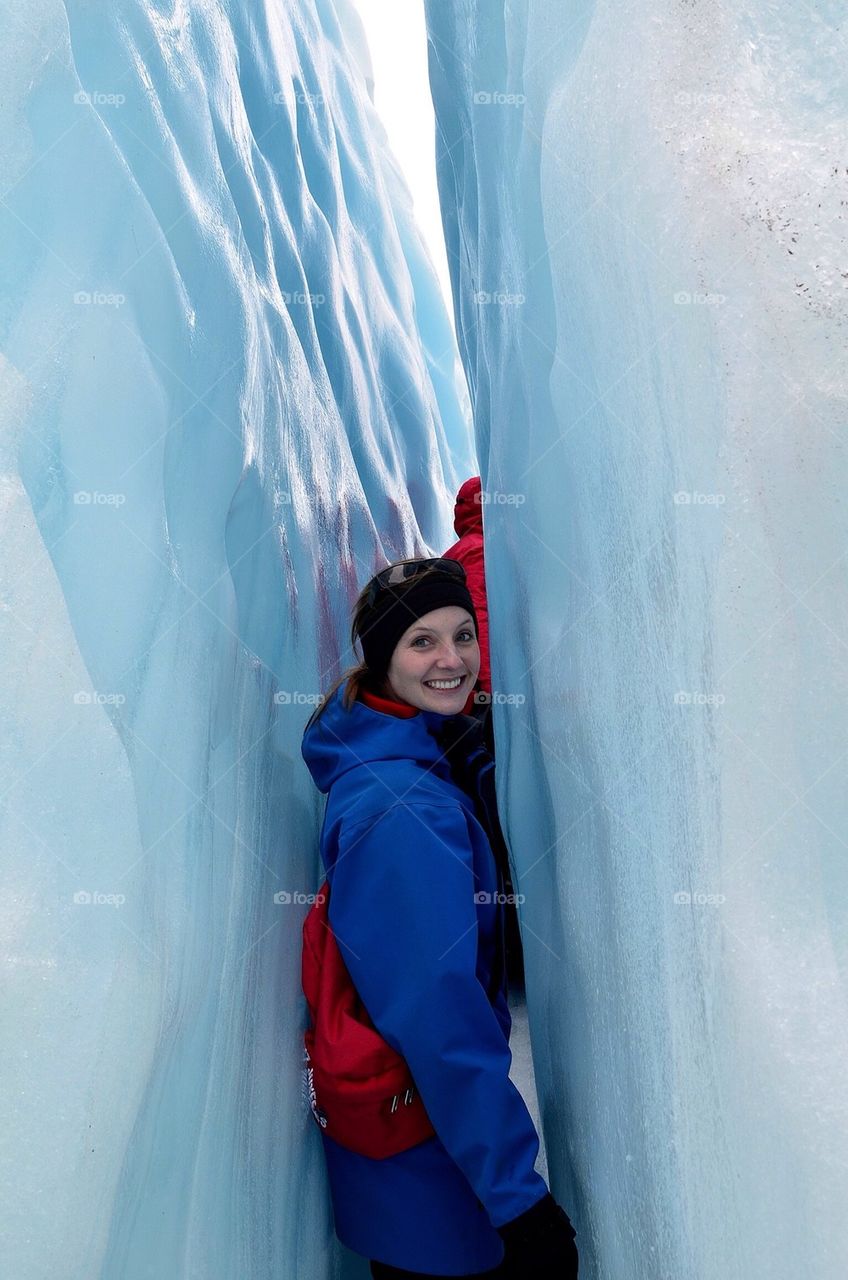 Glacier hiking 