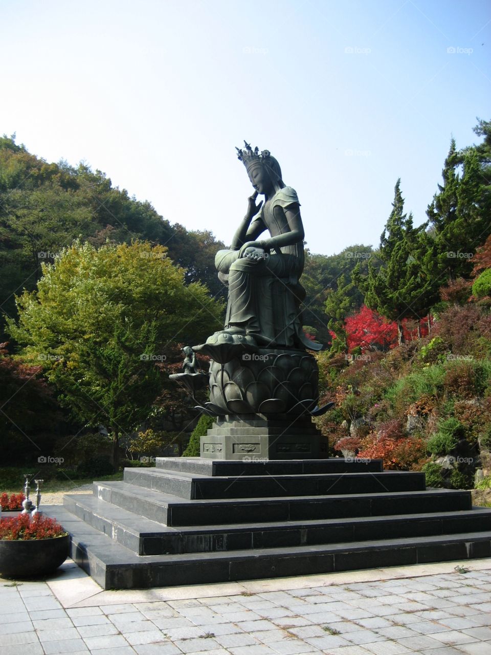 Thinking Goddess Statue South Korea