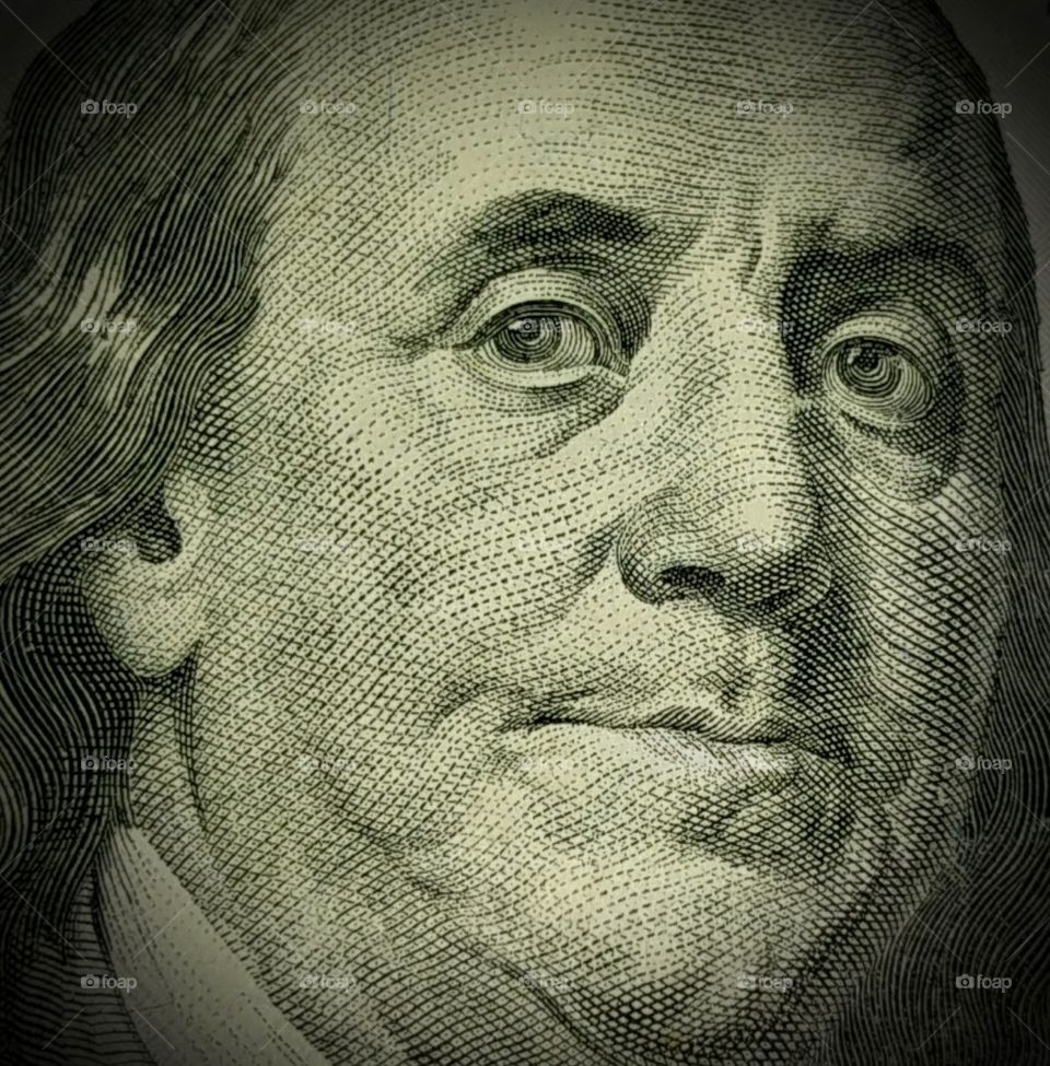 Benjamin Franklin Currency Portrait