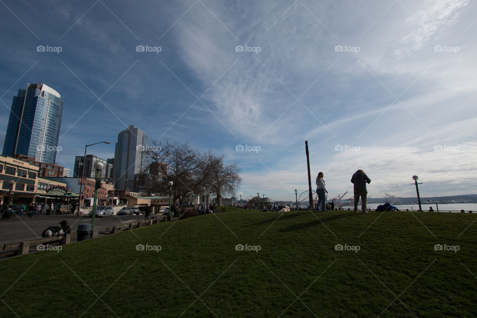 City and sky