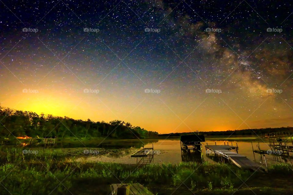 Milky Way at the Lake 