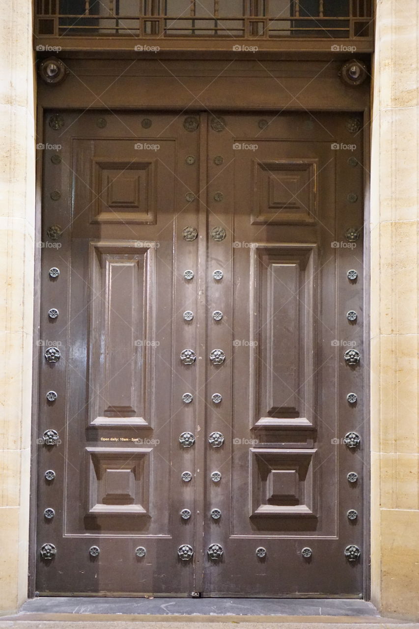 Ornate Metal door