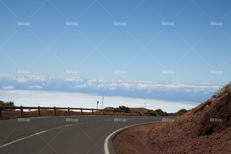 sea of clouds on Tenerife