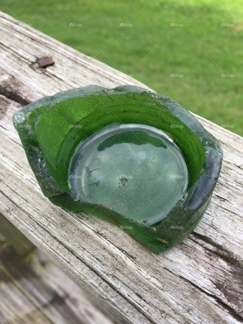 Green glass