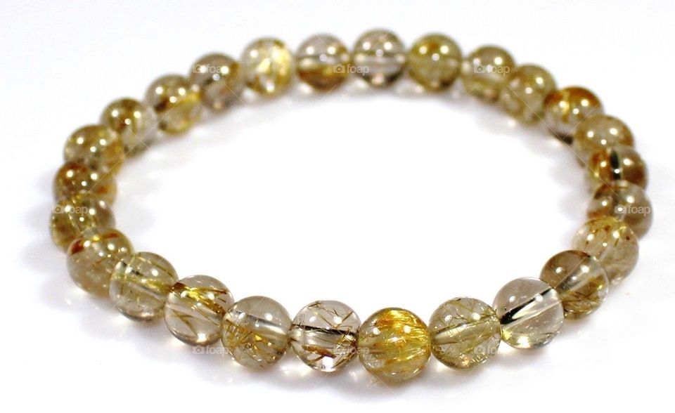 Golden Rutilated Quartz Bracelet