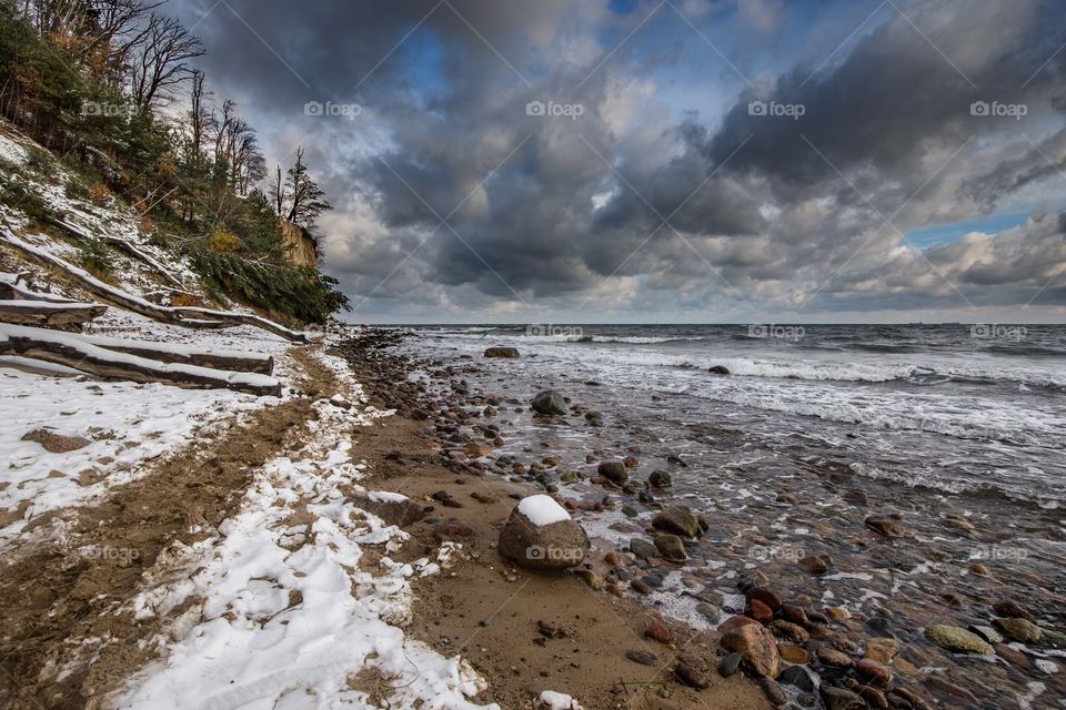 Winter on the beach