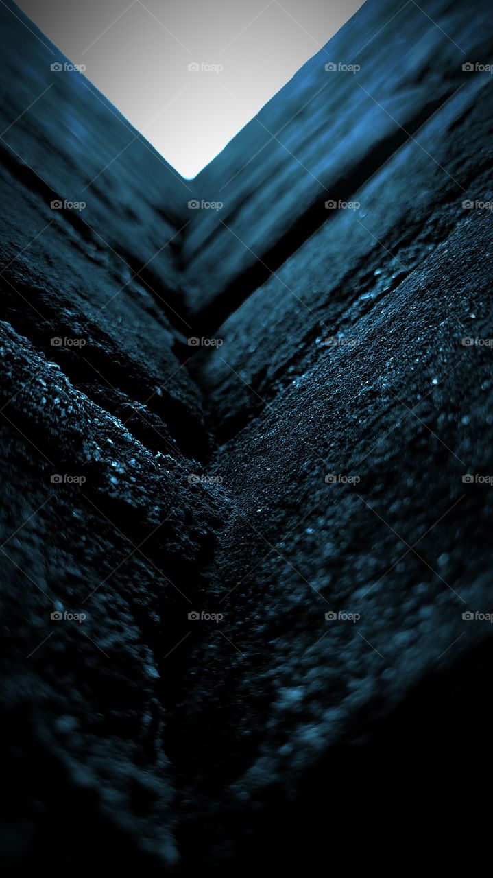 bluedark photo of wall