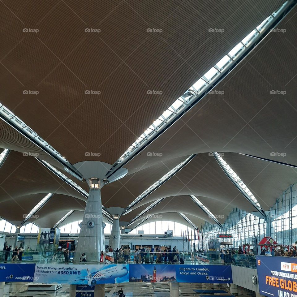 KLIA airport indoor building