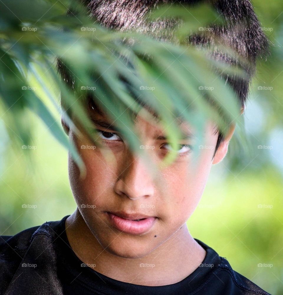 Portrait of a teen boy