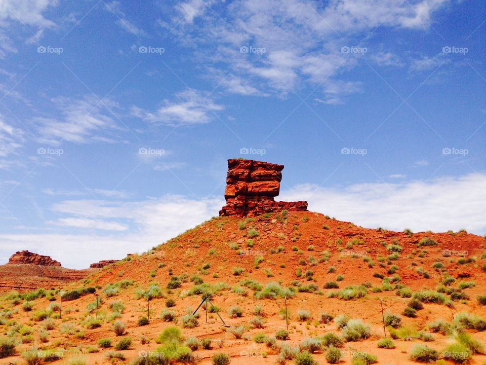 Strange rock in Utah