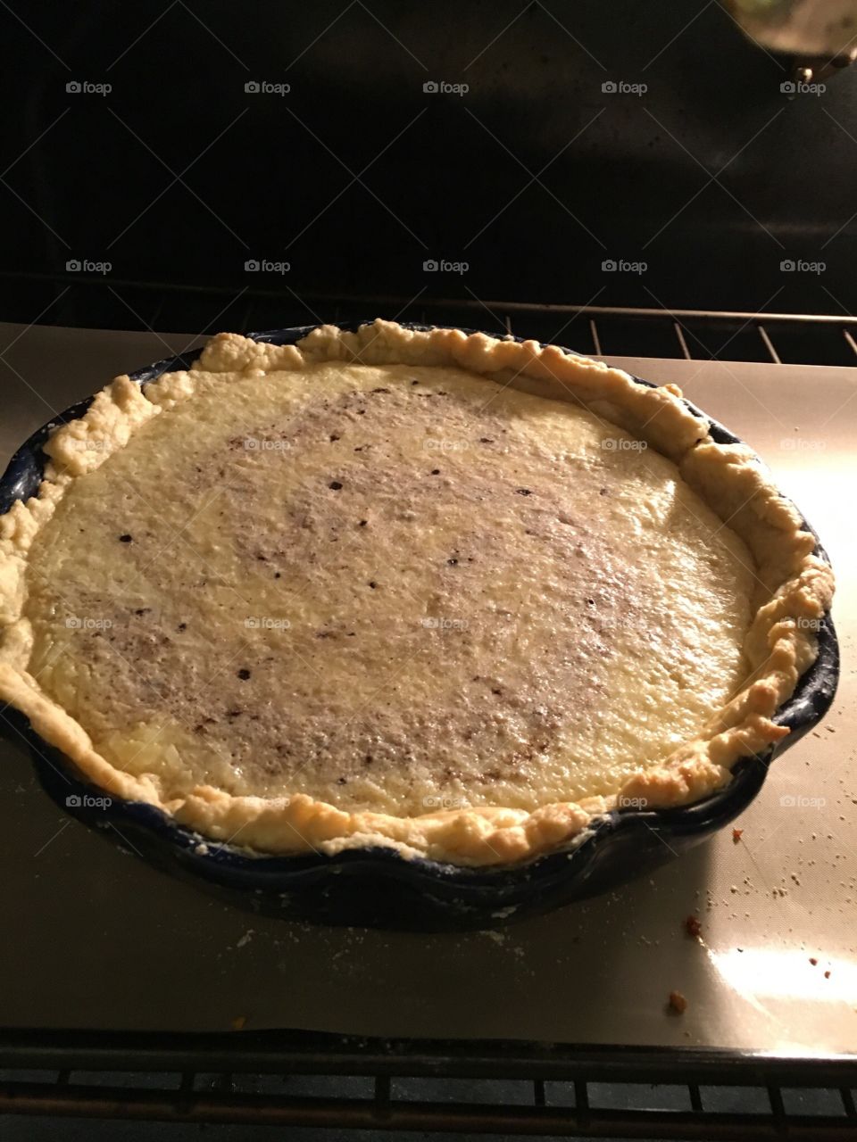 Custard pie for my mom. Yummy! 
