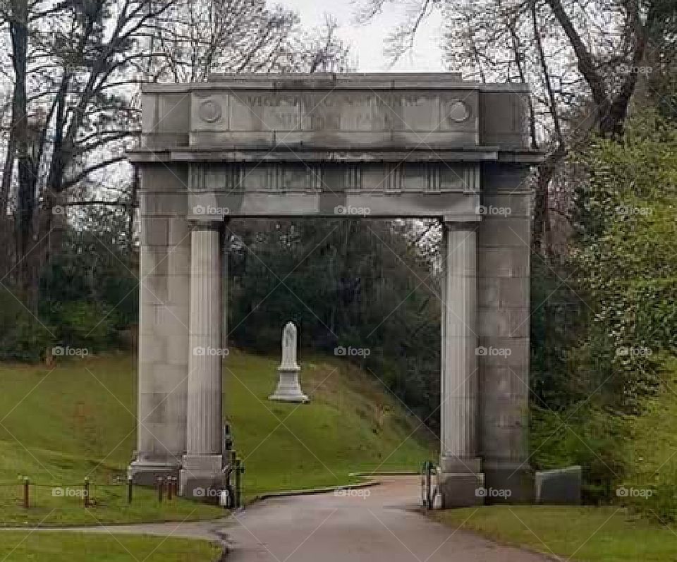 Entrance to Vicksburg National Military Park, Vicksburg, MS