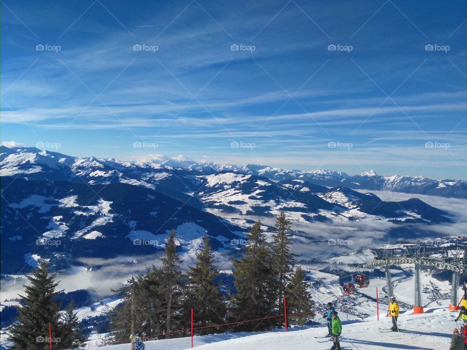 Berg Panorama Alpen
