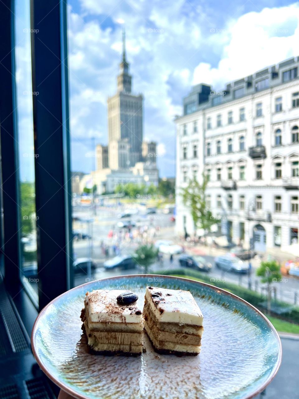 Delicious, beautiful dessert in Warsaw